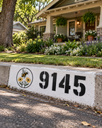 Professional Curb Address Painting