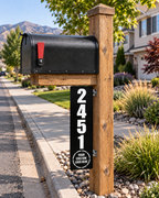 Reflective EMS Address Sign