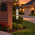 Adjustable Solar Address Post &amp; Wall Sign