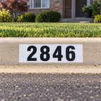 Custom Curb Address Decal