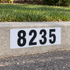 Custom Curb Address Decal