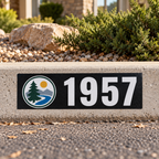 Custom Curb Address Decal