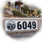Custom Curb Address Decal