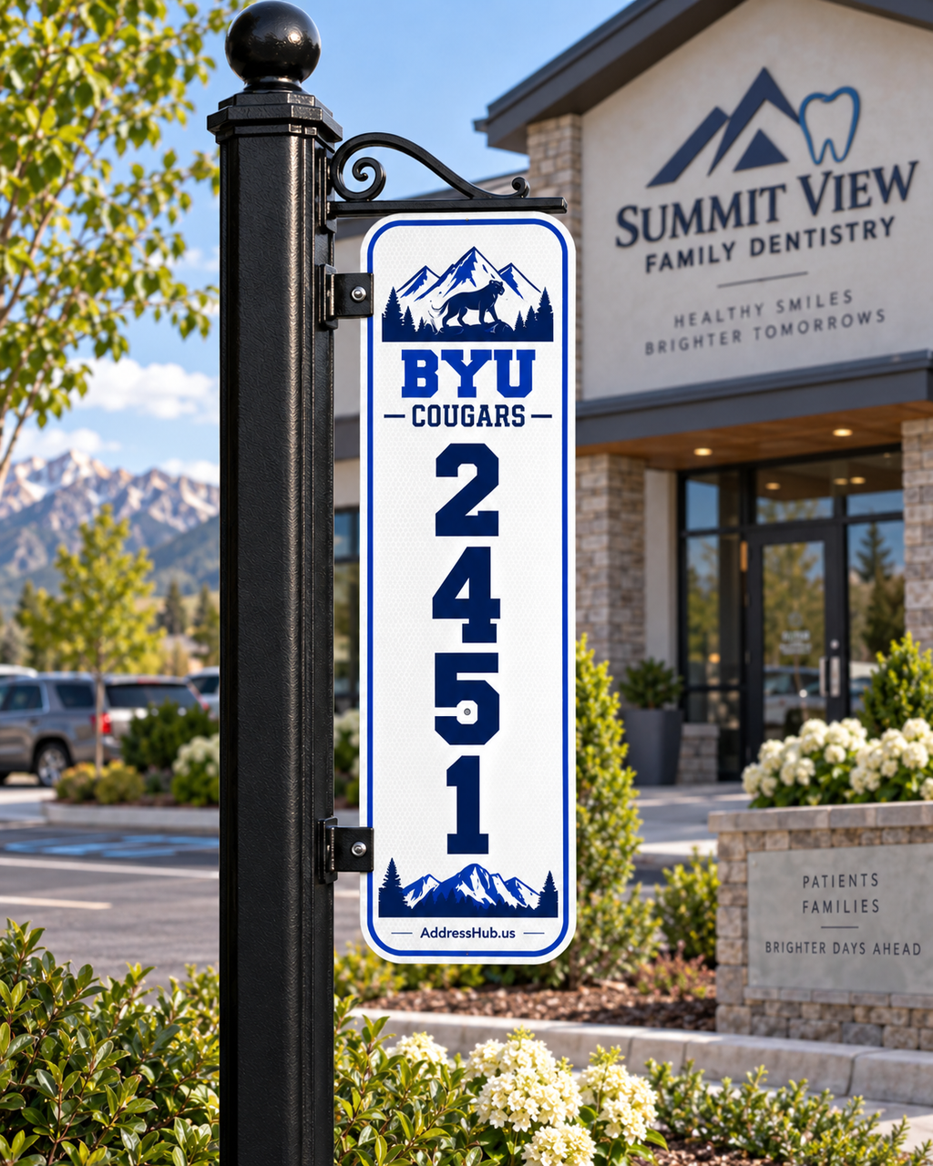 Reflective EMS Sign (Vertical)