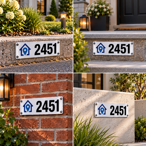 Reflective EMS Sign (Horizontal)