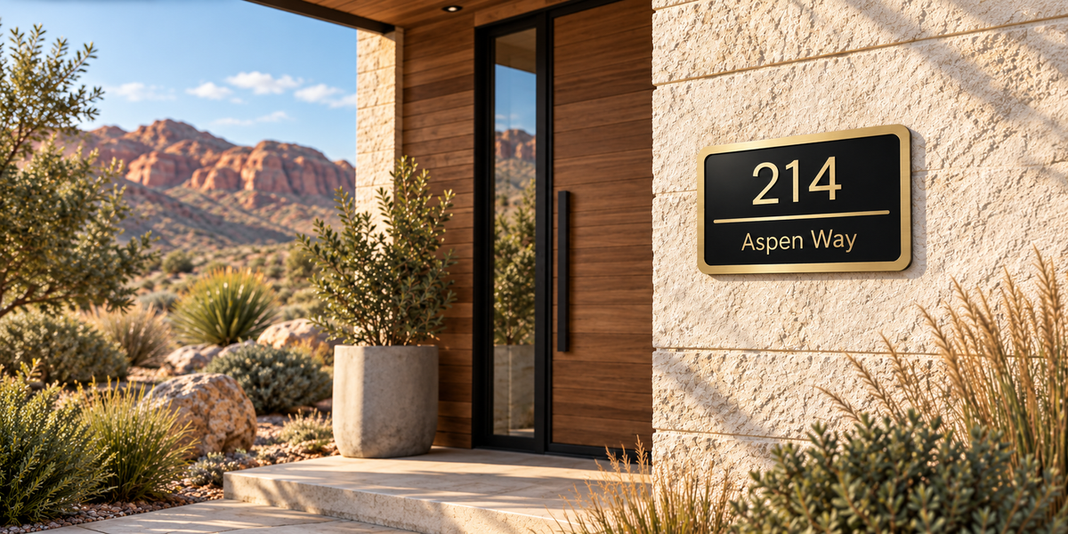 Address Plaque