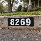 Custom Curb Address Decal